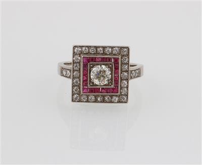 Diamantring zus. ca. 0,90 ct - Exquisite jewellery