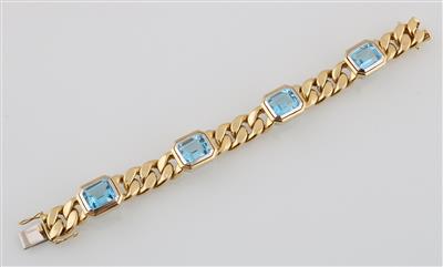 Armband mit behandelten Topasen zus. ca. 18 ct - Gioielli