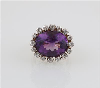 Brillant Amethyst Ring - Erlesener Schmuck