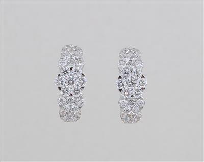 Brillantcreolen zus. ca. 1,77 ct - Jewellery