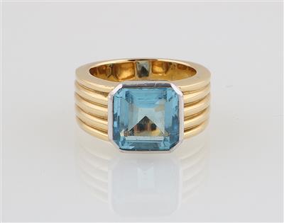 Ring mit behandeltem Topas ca. 6,01 ct - Klenoty