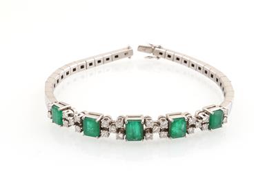 Brillant Smaragd Armband - Exquisite jewellery