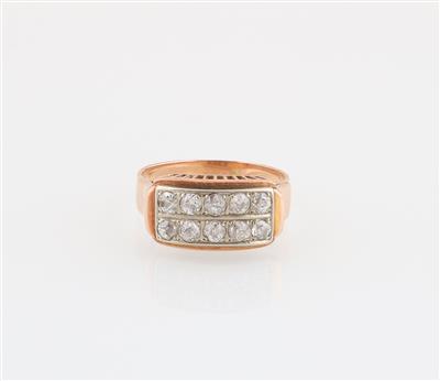 Altschliffdiamant Ring zus. ca. 0,50 ct - Erlesener Schmuck