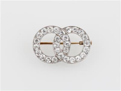 Altschliff Brillant Brosche zus. ca. 1,50 ct - Exquisite jewellery