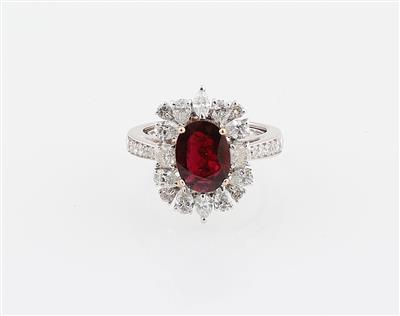 Diamant Rubin Ring - Gioielli scelti