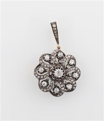 Diamantanhänger zus. ca.1,10 ct - Erlesene Juwelen und Exklusive Schreibwaren Weihnachtsauktion