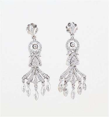 Brillant Ohrsteckgehänge zus. ca.1,80 ct - Exquisite jewellery