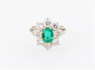 Brillant Smaragd Ring - Exquisite jewellery