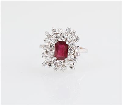 Diamant Rubin Ring - Gioielli scelti