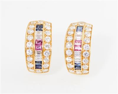 Diamant Farbstein Ohrringe - Exquisite jewellery