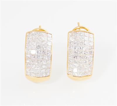 Diamantohrclips zus. 5,27 ct - Exkluzivní šperky