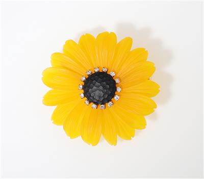 Brosche Sonnenblume - Erlesener Schmuck