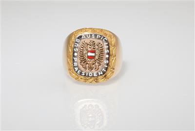 Ring "Sub auspiciis praesidentis" - Erlesener Schmuck