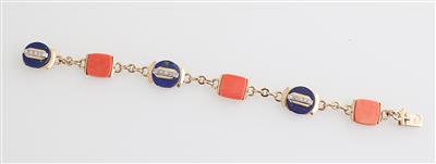 Korallen Lapislazuli Armband - Jewellery