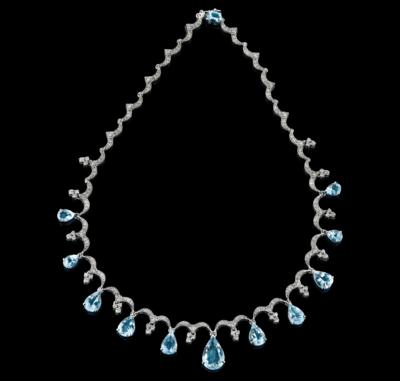 Brillant Aquamarincollier - Exquisite jewellery