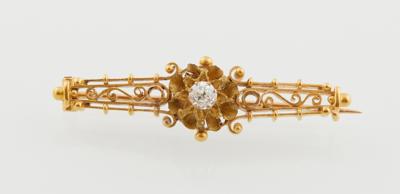 Altschliffdiamant Brosche ca. 0,25 ct - Exquisite jewellery