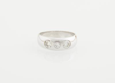 Altschliffdiamant Ring zus. ca. 1,20 ct - Exkluzivní šperky