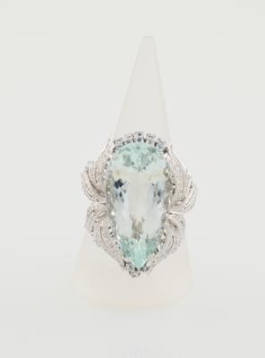 Brillant Aquamarin Ring - Exkluzivní šperky