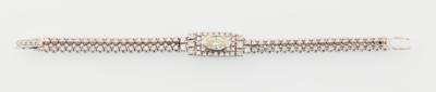 Brillant Diamantarmband tlw. behandelt zus. ca. 3,9 ct - Erlesener Schmuck Walzerzauber