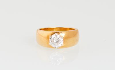 Brillantsolitär Ring ca. 1 ct - Erlesener Schmuck Walzerzauber