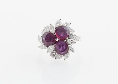 Diamant Rubin Ring - Exkluzivní šperky