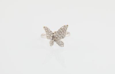 Collection Butterfly Brillantring zus. ca. 0,50 ct - Exquisite jewellery