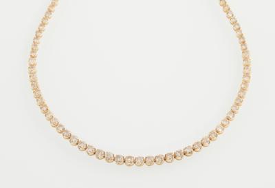 Brillantcollier zus. ca.9,30 ct - Erlesener Schmuck