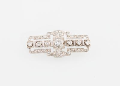 Diamantbrosche zus. ca. 1,50 ct - Erlesener Schmuck