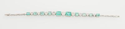 Altschliffbrillant Smaragd Armband - Exquisite jewellery