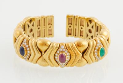 Brillant Farbstein Armspange - Exquisite jewellery