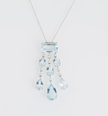 Brillant Aquamarin Collier - Exkluzivní šperky