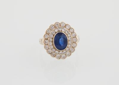 Brillant Saphir Ring - Erlesener Schmuck