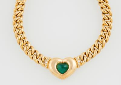 Brillant Smaragd Collier - Exkluzivní šperky