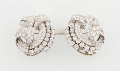 Diamant Doppelclips zus. ca. 14,50 ct - Exkluzivní šperky