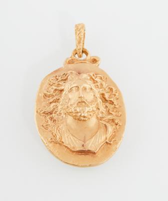 Ernst Fuchs (Wien 1930-2015) Anhänger "Jesus Pantokrator" - Exkluzivní šperky