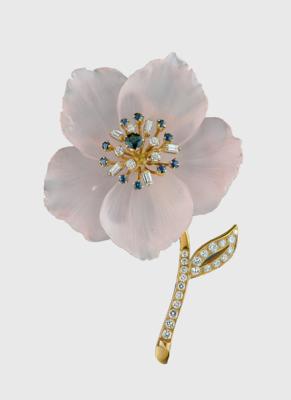 Blütenbrosche - Exquisite jewellery