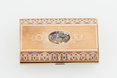 Deckeldose mit Genreszene - Exquisite jewellery