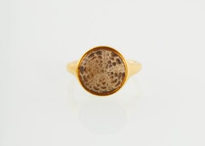 Ring mit fossilem Seeigel - Exquisite jewellery