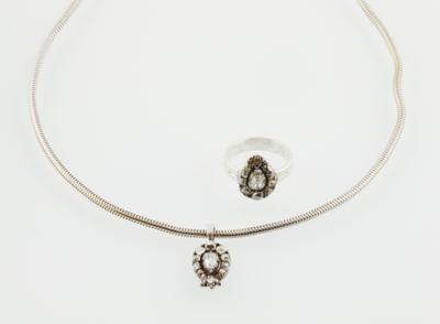 Altschliffdiamant Garnitur zus. ca. 1,75 ct - Exquisite jewellery