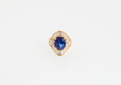 Diamant Saphir Ring - Erlesener Schmuck - Weihnachtsauktion