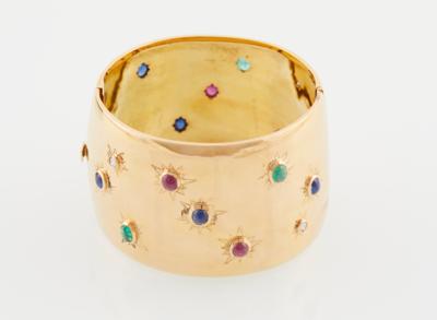 Moroni Brillant Rubin Smaragd Armspange - Nádherné šperky - Vánoční aukce