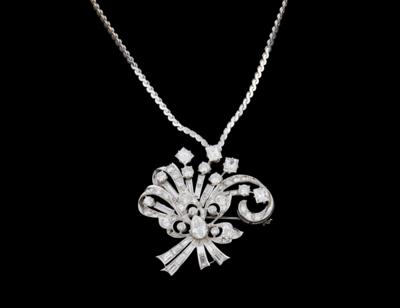 Diamantanhänger zus. ca. 8 ct - Exkluzivní šperky