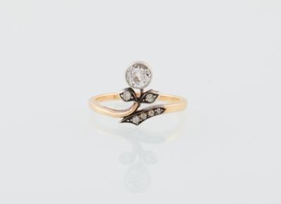 Altschliffdiamant Ring zus. ca. 0,40 ct - Exquisite jewellery