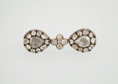 Altschliffdiamant Brosche zus. ca. 1,60 ct - Exquisite jewellery
