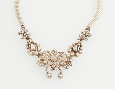 Diamantcollier zus. ca. 10 ct - Exquisite jewellery