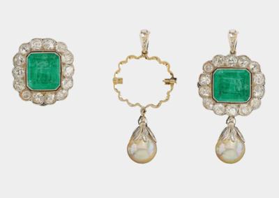 Smaragdschmuck Variation ca. 4,50 ct - Exquisite jewellery