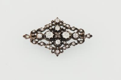 Altschliffdiamant Brosche zus. ca. 1,50 ct - Exquisite jewellery - Mother's Day Auction
