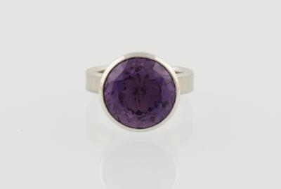 Amethystring ca. 10,30 ct - Exquisite jewellery - Mother's Day Auction