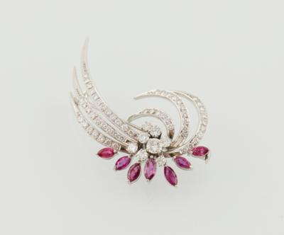 Brillant Rubin Brosche - Exkluzivní šperky