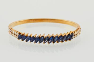 Brillant Saphir Armreif - Exquisite jewellery - Mother's Day Auction